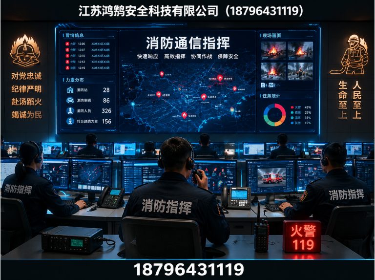 拉萨消防通信指挥展示图